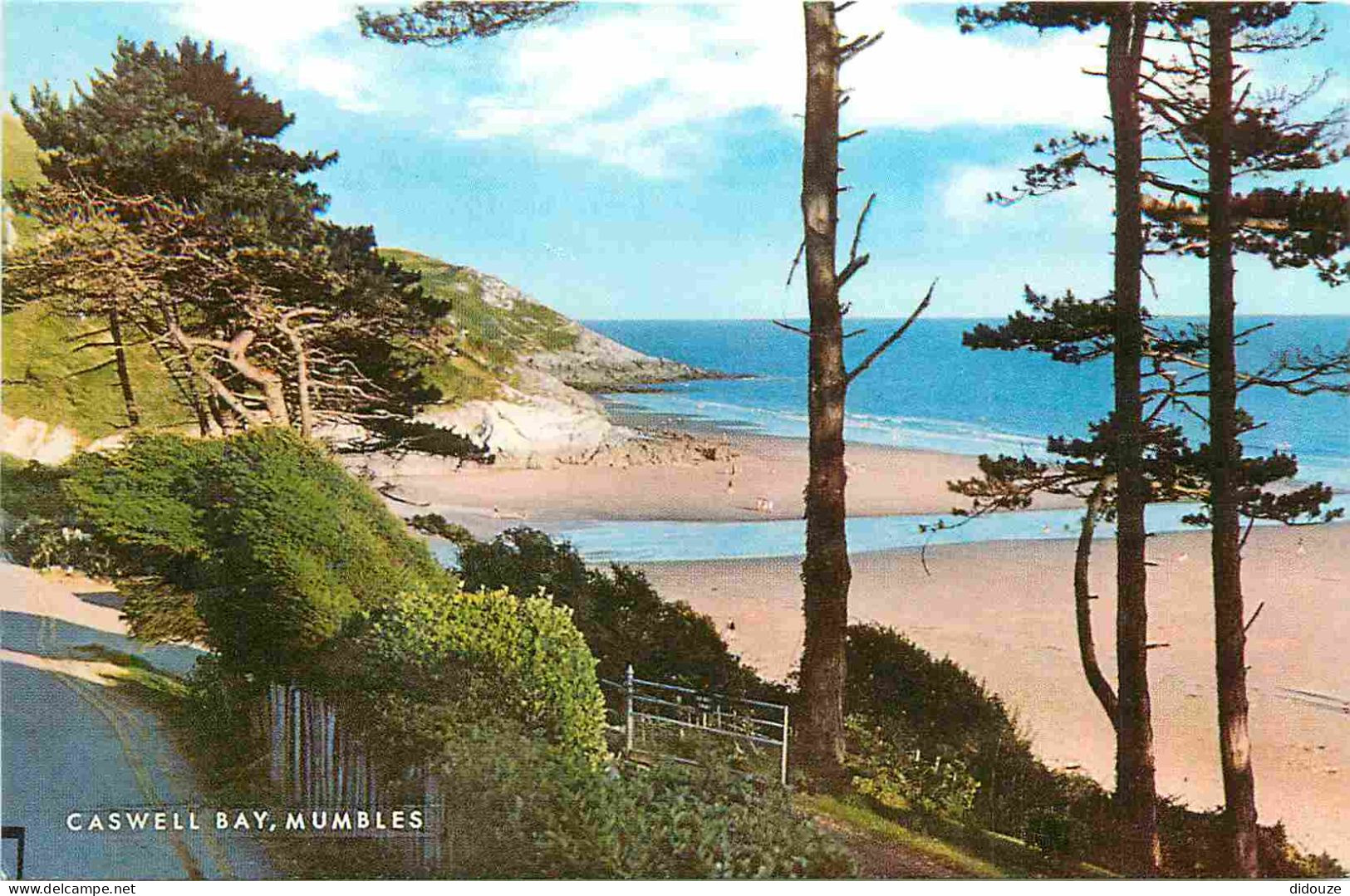 Carte Postale - Royaume-Uni - Pays de Galles - Mumbles - Caswell bay - Swansea - Wales - CPM format CPA - Voir Scans Rec
