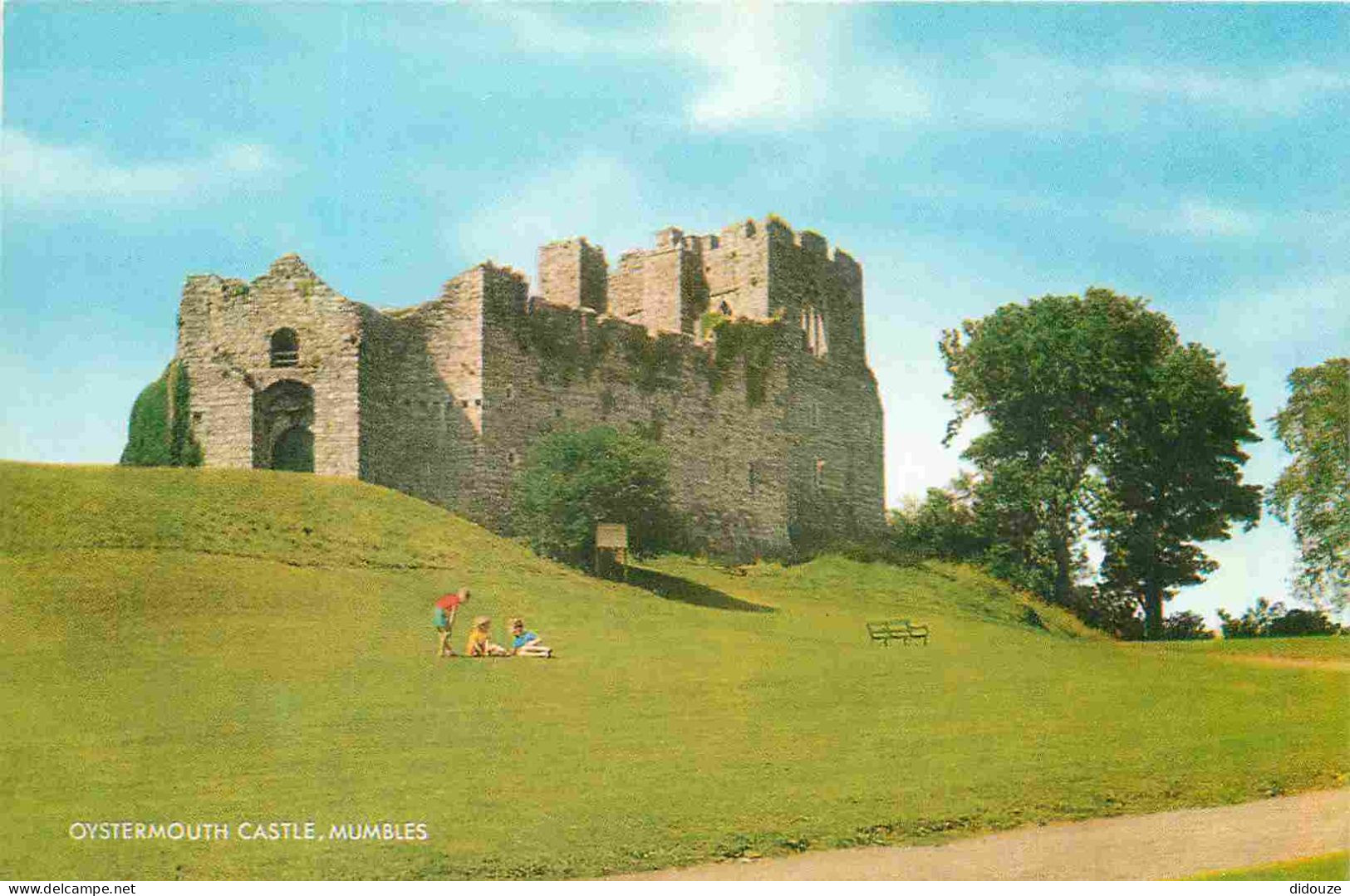 Carte Postale - Royaume-Uni - Pays de Galles - Mumbles - Oystermouth castle - Swansea - Wales - CPM format CPA - Voir Sc