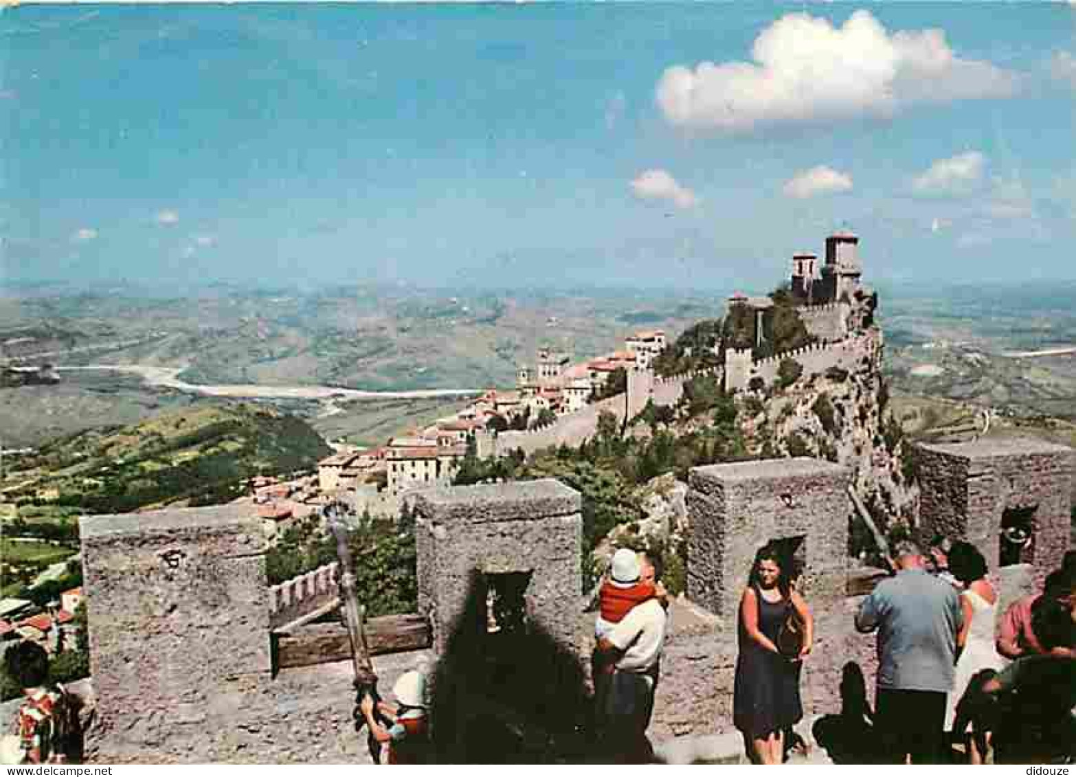 Carte Postale - Saint Marin - Première Tour et Détail Panoramique - CPM - Voir Scans Recto-Verso - Poscard - Carta Posta