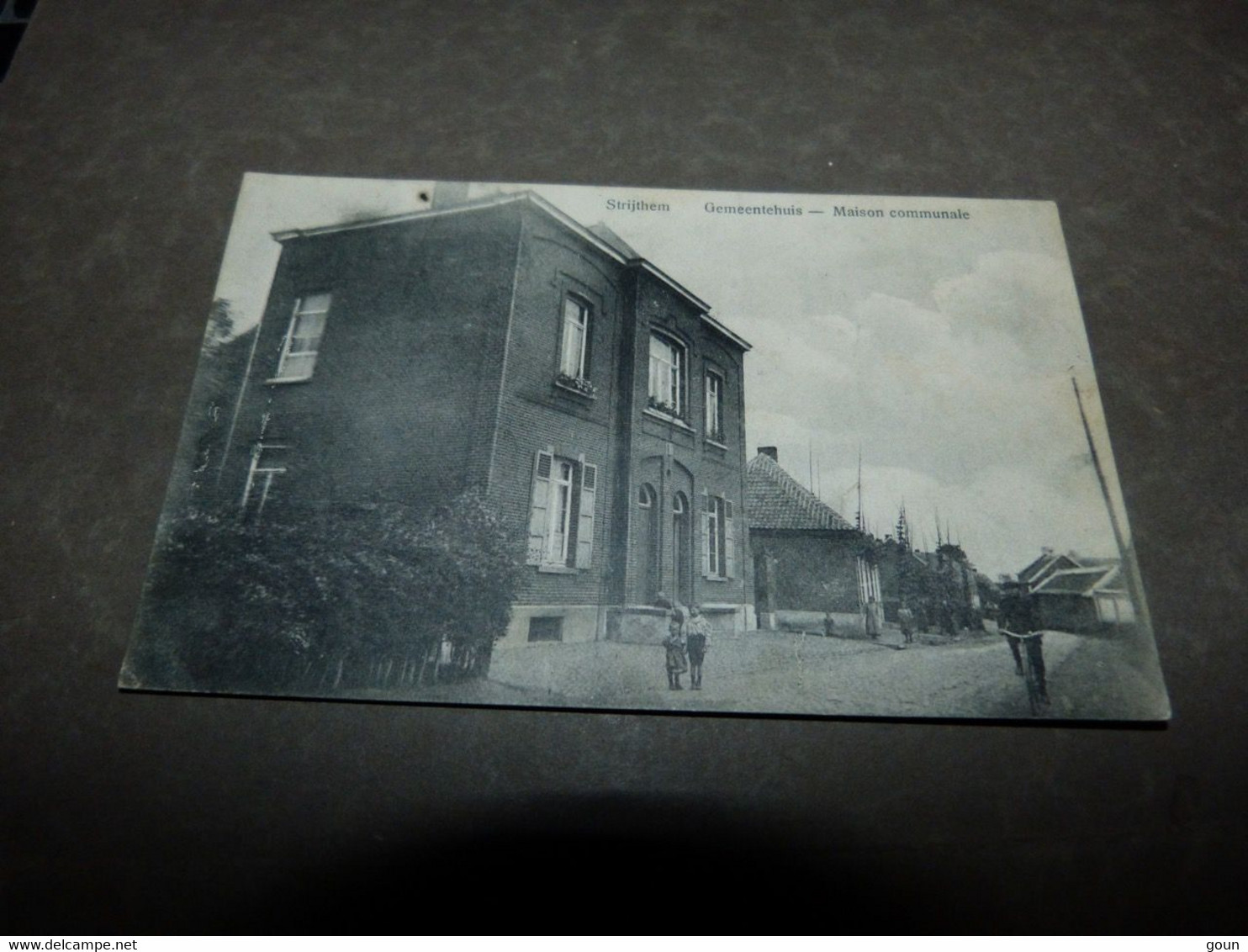 Carte postale Strijthem Gemeentehuis