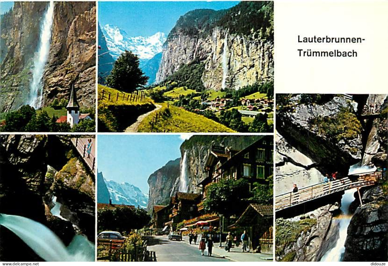 Carte Postale - Suisse - BE Berne - Lauterbrunnen Trummelbach - Multivues - CPM - Carte Neuve - Voir Scans Recto-Verso -