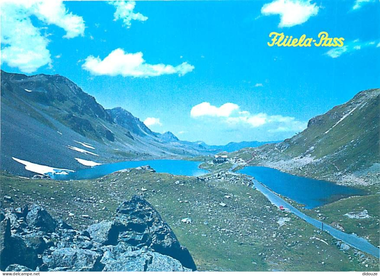 Carte Postale - Suisse - GR Grisons - Fluela Passohe (2383 m) mit Schottensee und Schwarzsee - CPM - Carte Neuve - Voir