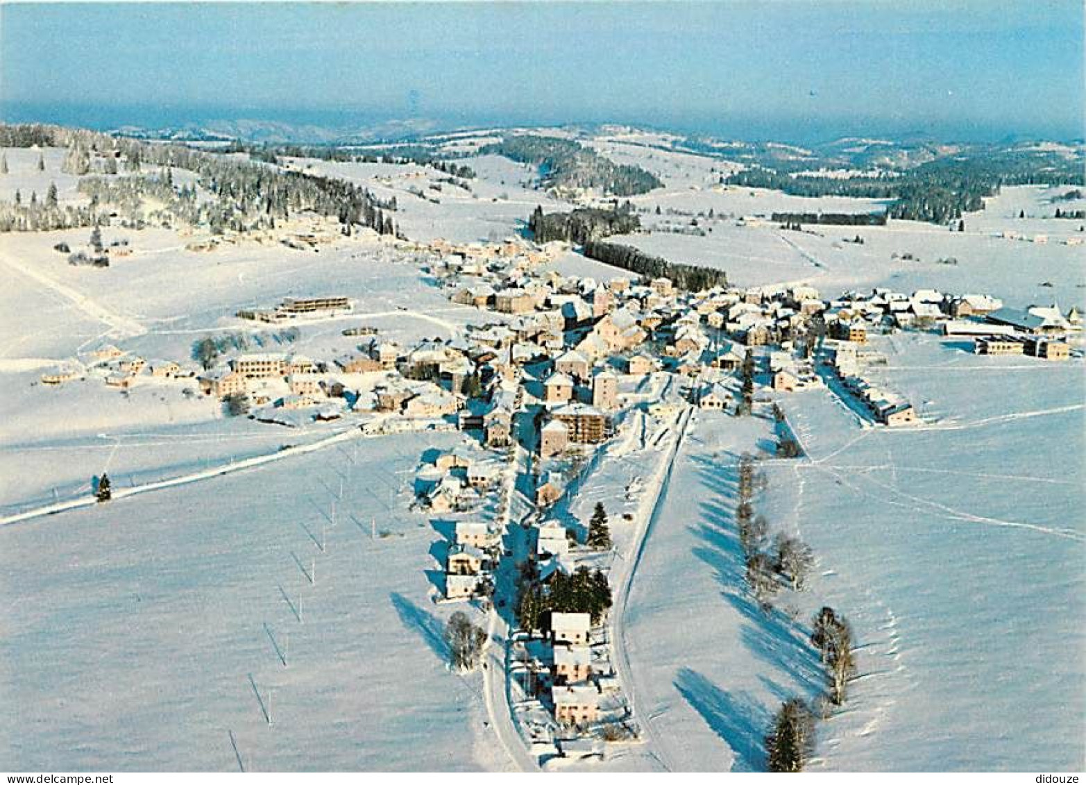 Carte Postale - Suisse - JU Jura - Saignelégier - Vue Générale aérienne - Hiver - Neige - CPM - Carte Neuve - Voir Scans