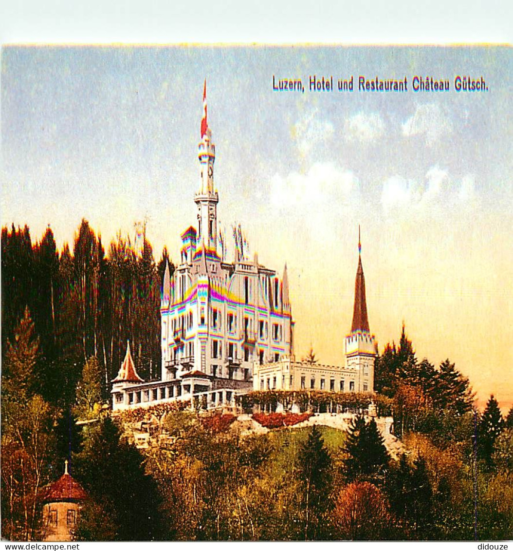Carte Postale - Suisse - LU Lucerne - Luzern - Hotel und Restaurant Château Gûtsch - CPM - Carte Neuve - Voir Scans Rect