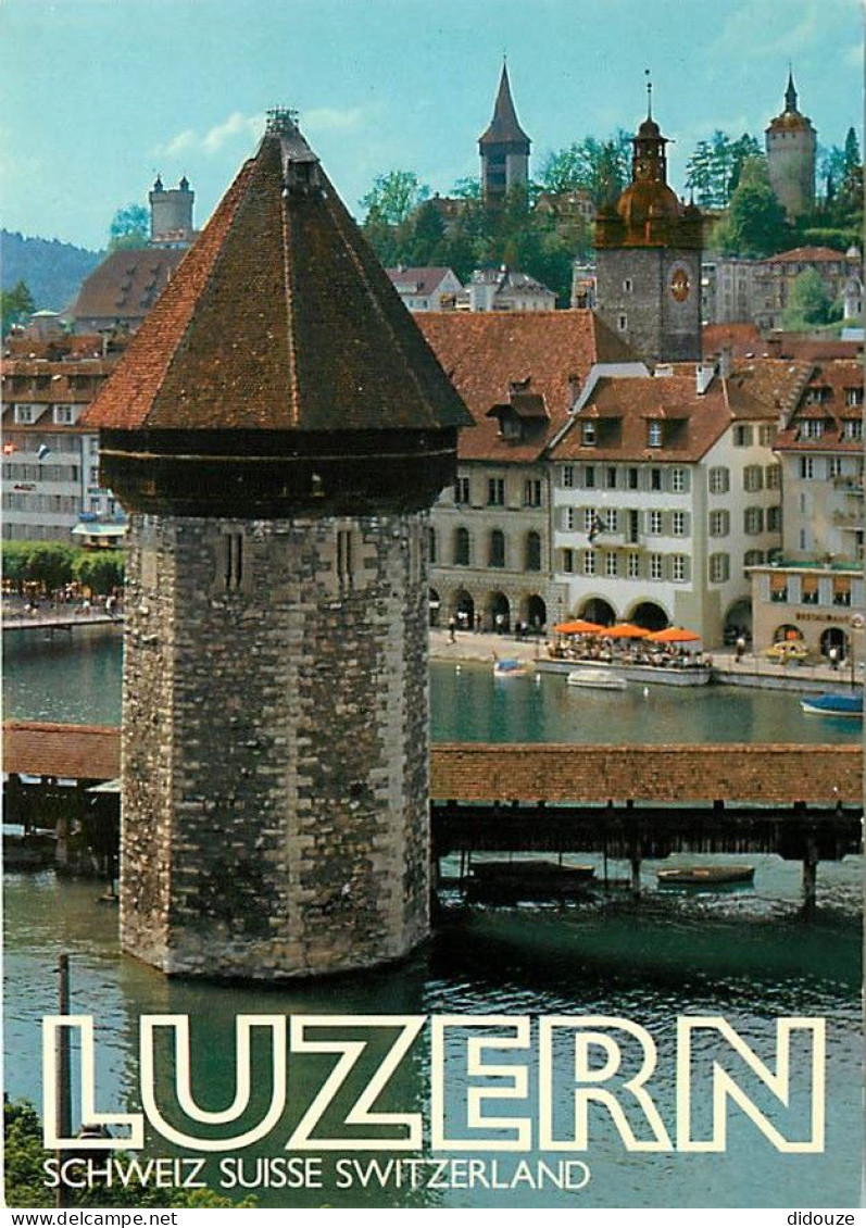 Carte Postale - Suisse - LU Lucerne - Luzern - Wasserturm mit Kapellbrucke - CPM - Carte Neuve - Voir Scans Recto-Verso