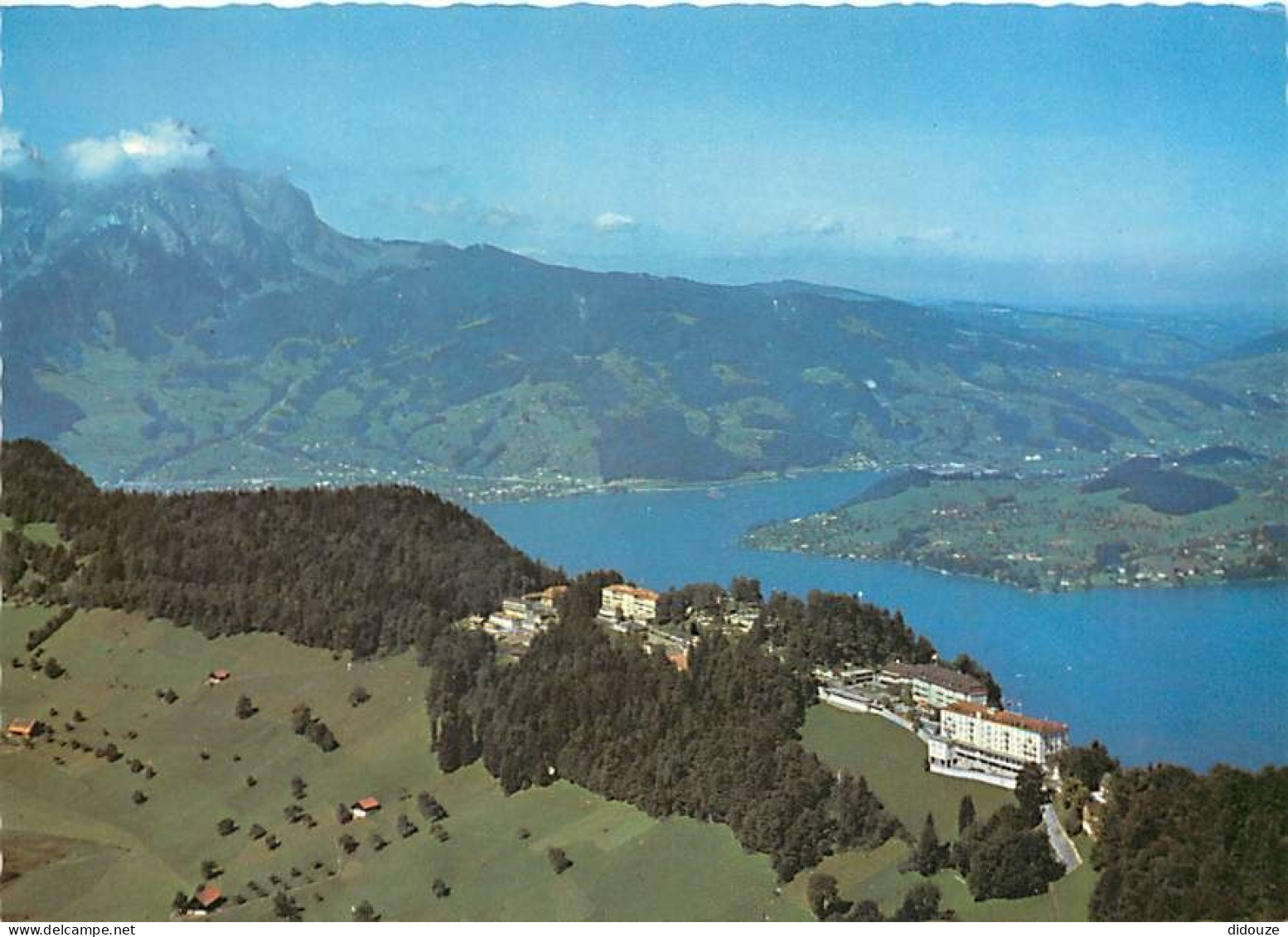 Carte Postale - Suisse - NW Nidwald - Burgenstock - Burgenstock Hotels mit Pilatus - Vue aérienne - CPM - Carte Neuve -