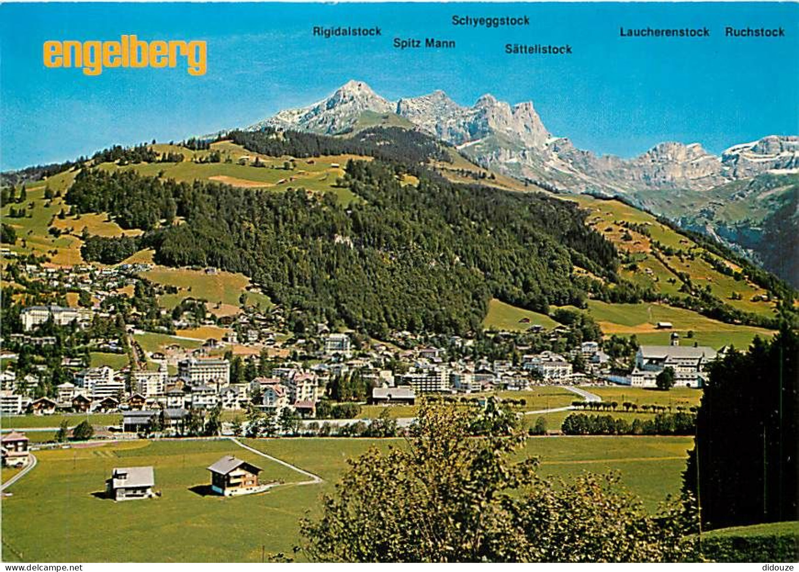 Carte Postale - Suisse - OW Obwald - Engelberg - Zentraischweiz, gegen Brunni - Sommer und Winterkurort - Vue Générale -