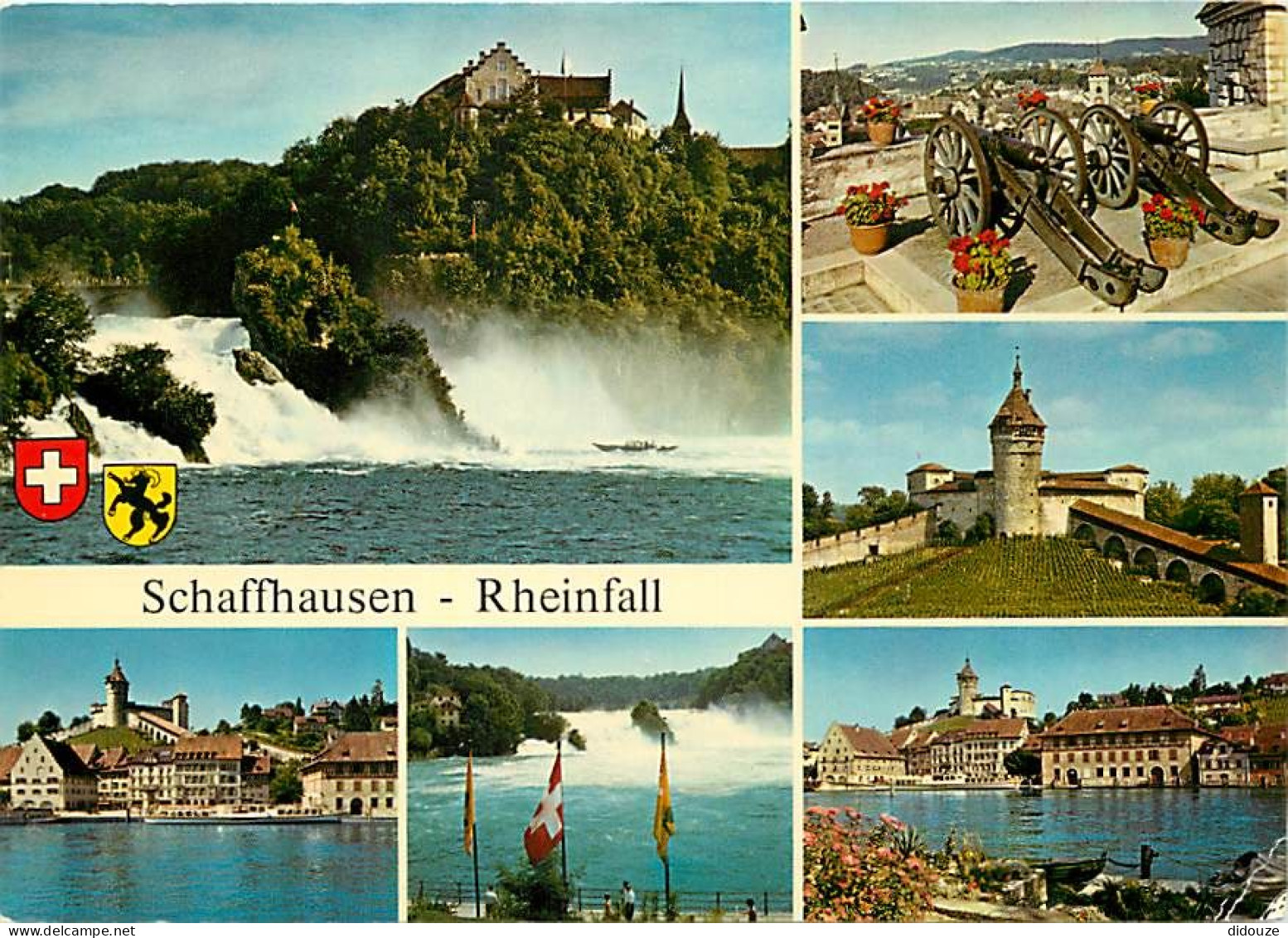 Carte Postale - Suisse - SH Schaffhouse - Rheinfall - Chutes du Rhin - Schaffhausen - Multivues - CPM - Carte Neuve - Vo