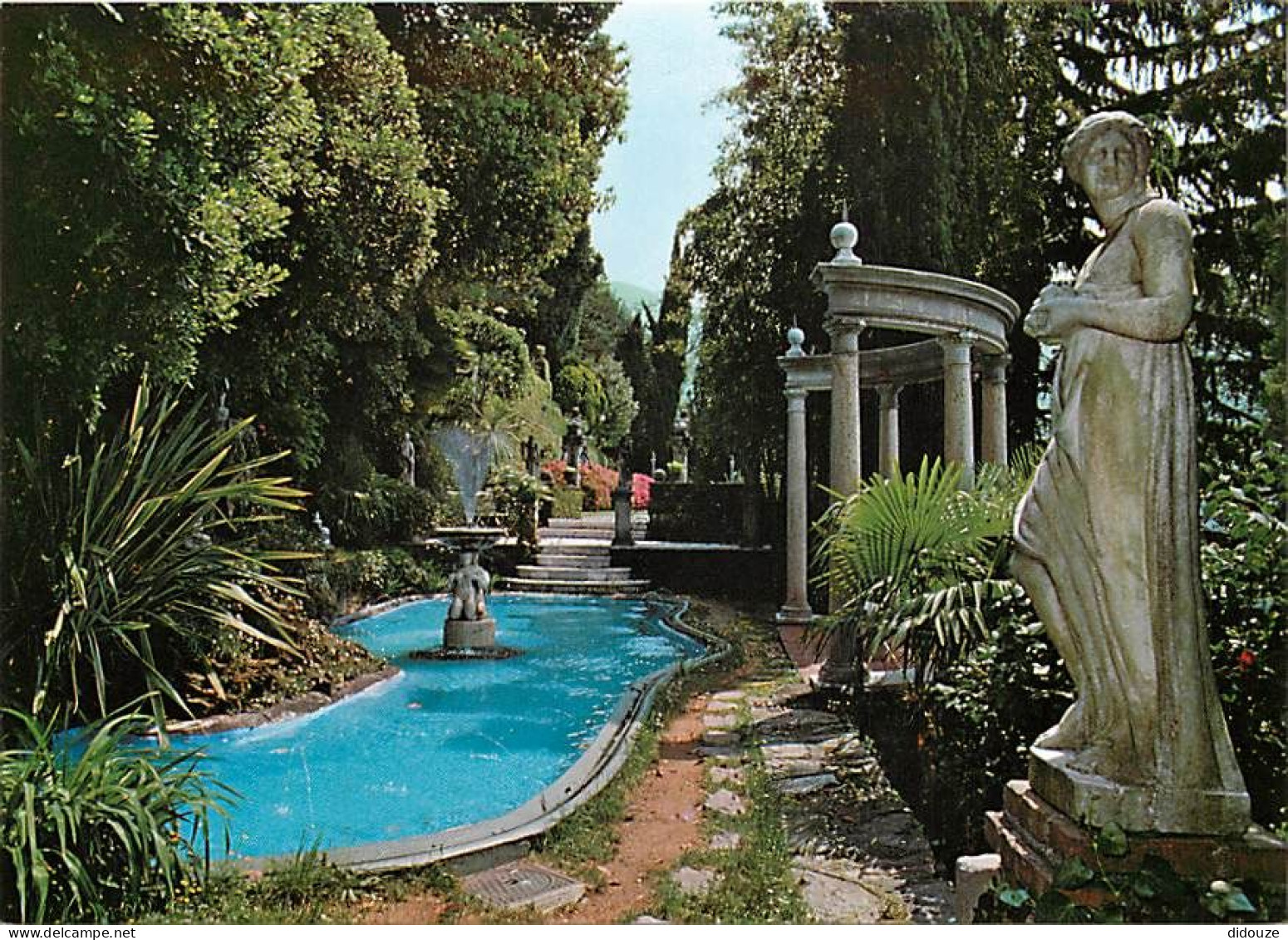 Carte Postale - Suisse - TI Tessin - Parco Scherrer - Comune di Morcote (Lago di Lugano) - Sculptures - Bassin - CPM - C
