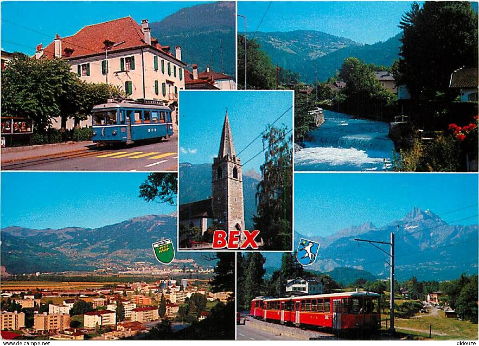Carte Postale - Suisse - VD Vaud - Bex - Multivues - Trains - Tramway - Blasons - CPM - Carte Neuve - Voir Scans Recto-V