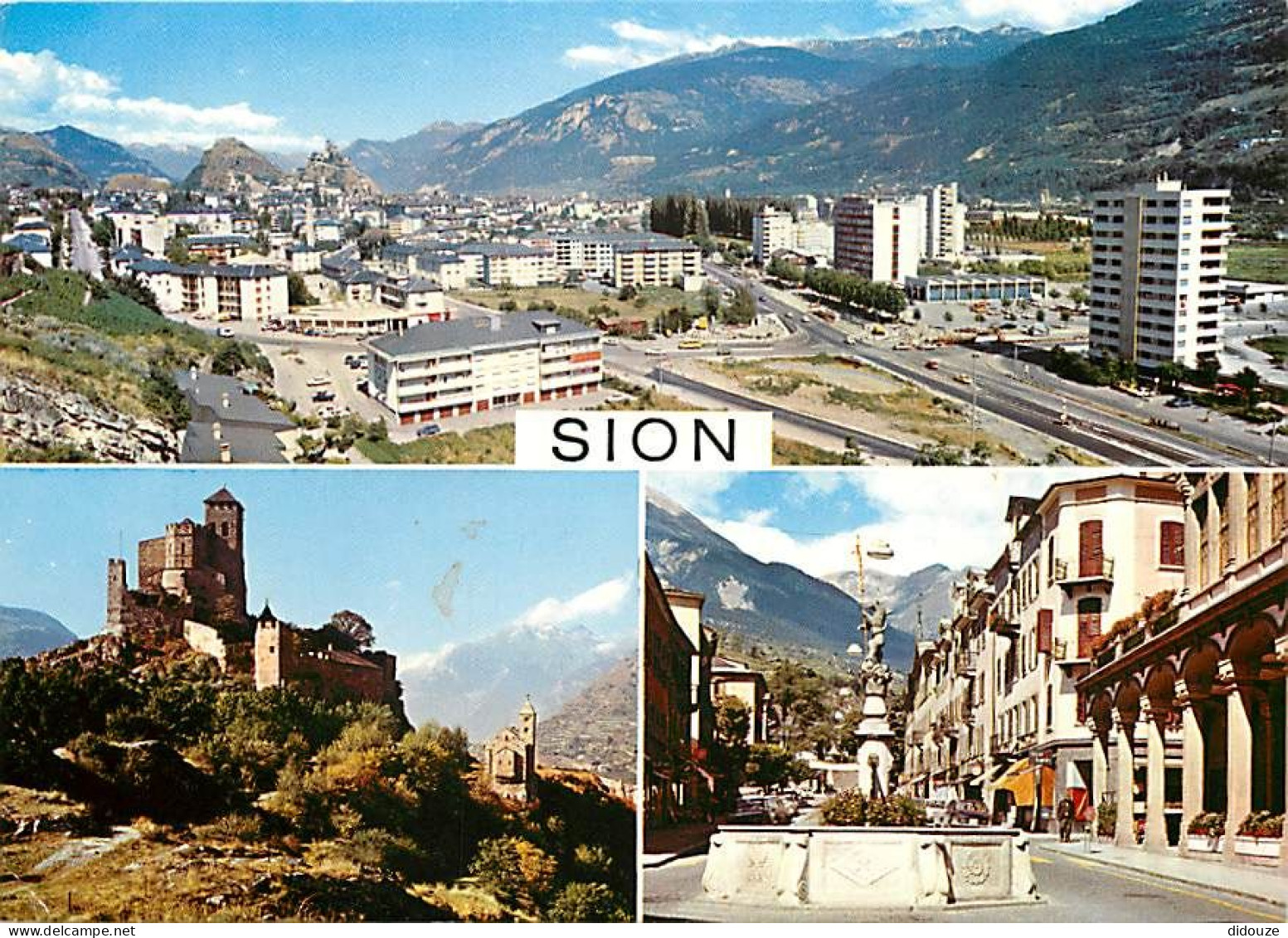 Carte Postale - Suisse - VS Valais - Sion - Multivues - Immeubles - CPM - Carte Neuve - Voir Scans Recto-Verso - Poscard