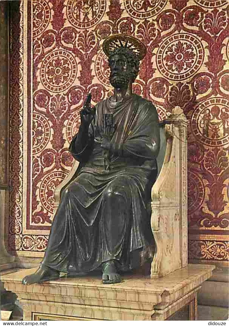 Carte Postale - Vatican - La Basilique Saint Pierre - Statue de Saint Pierre - Art - Sculpture - CPM - Voir Scans Recto-