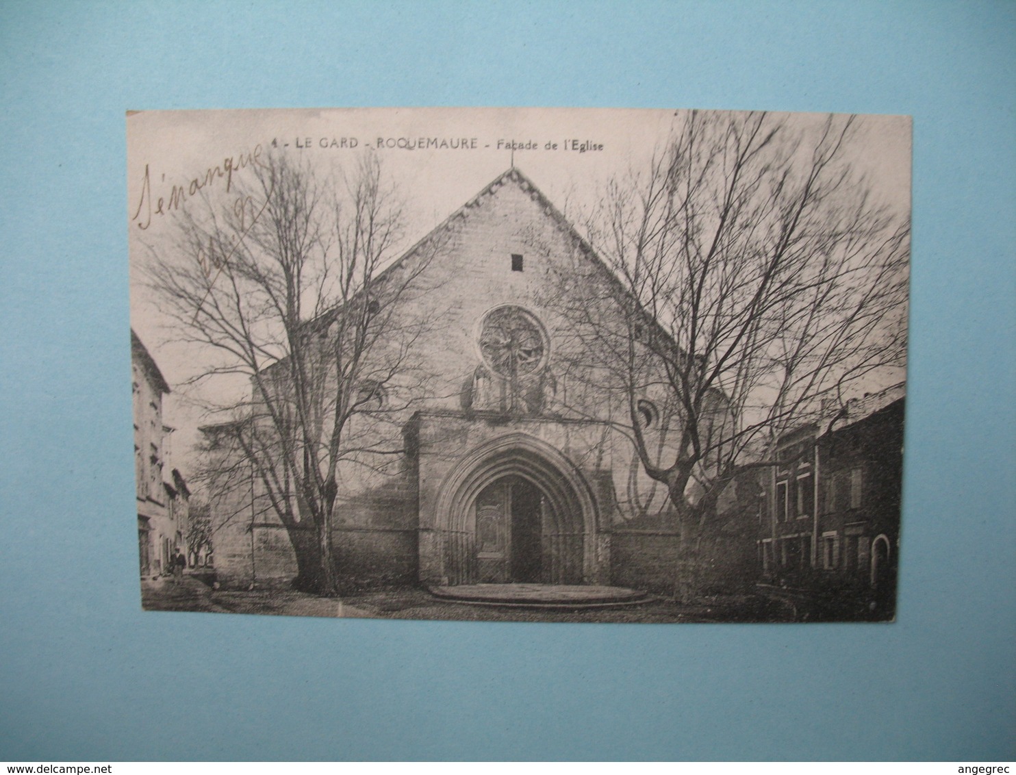 Carte  Roquemaure - Façade de l'Eglise