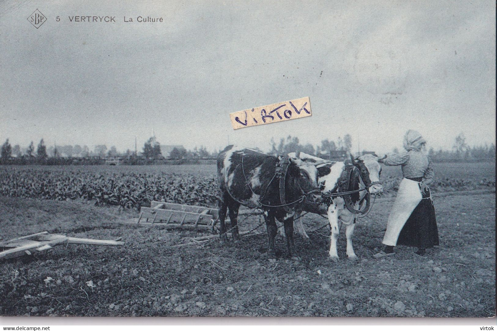 Carte SBP - Vertryck - La Culture, 1914