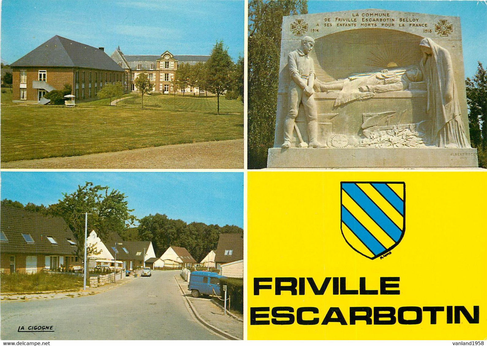 carte semie moderne GRAND format de FRIVILLE ESCARBOTIN