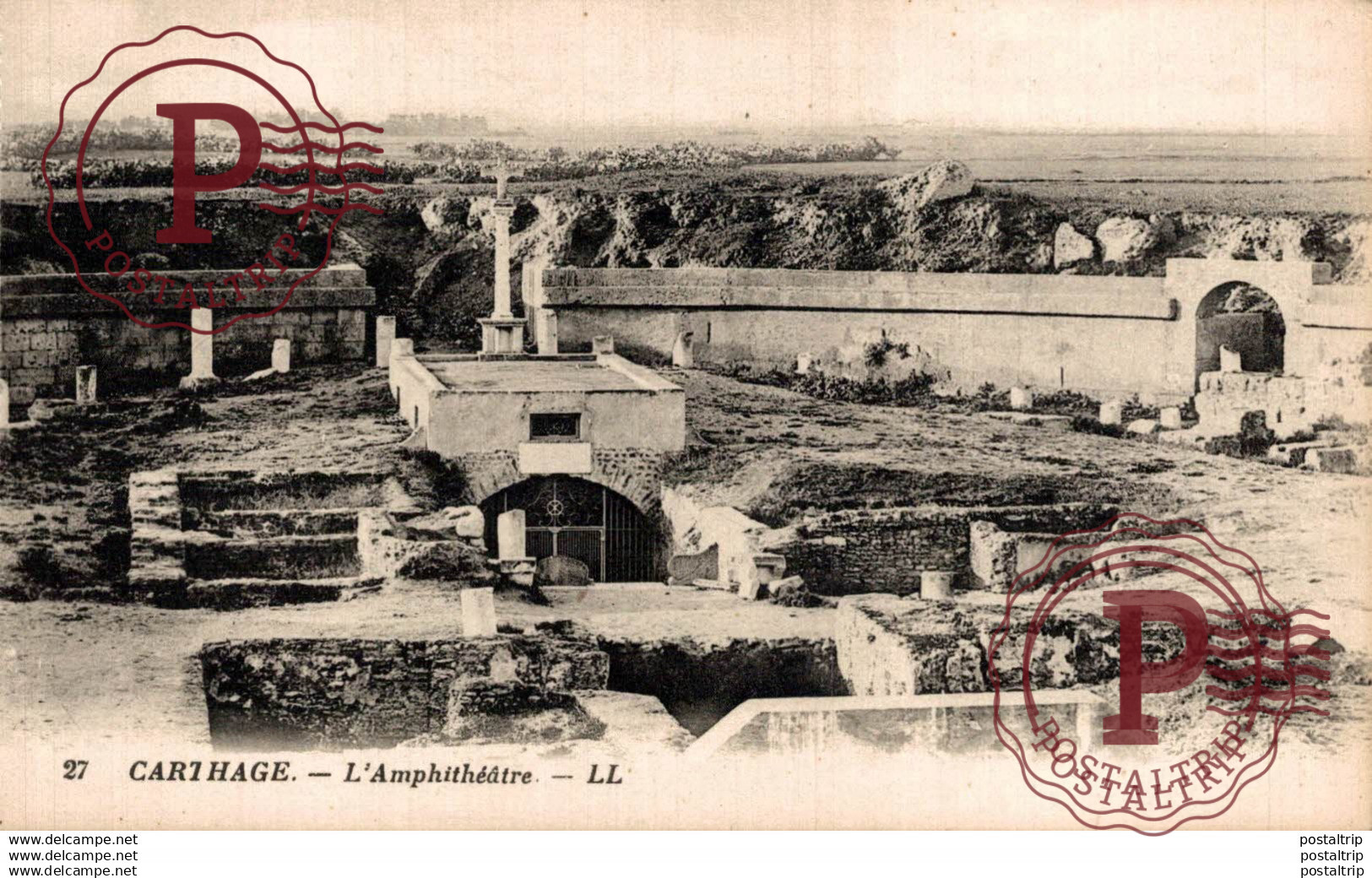 Carthage - L'Amphithéatre.  Túnez // Tunisie