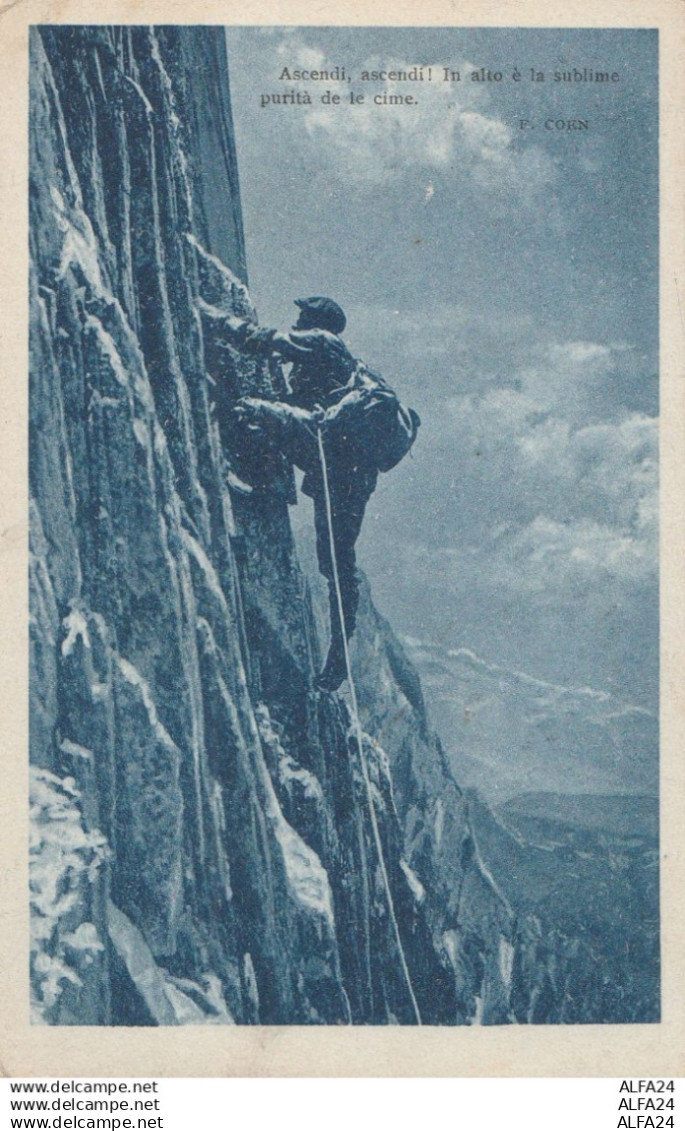 CARTOLINA ALPINISTA SCALATORE (RY6705
