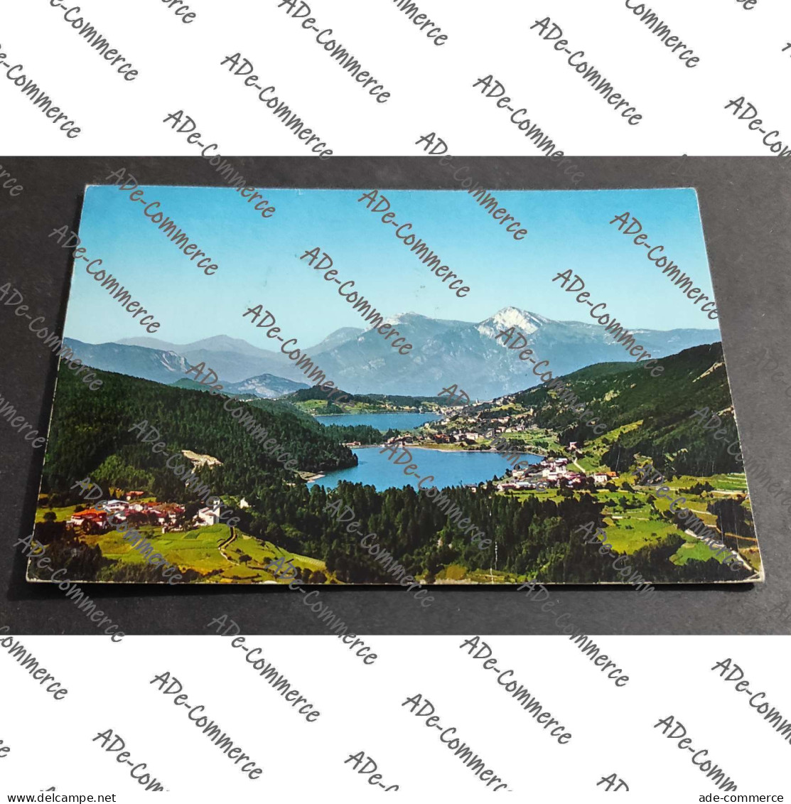 Cartolina Altipiano di Pine' - Coi Laghi delle Piazze e della Serraia