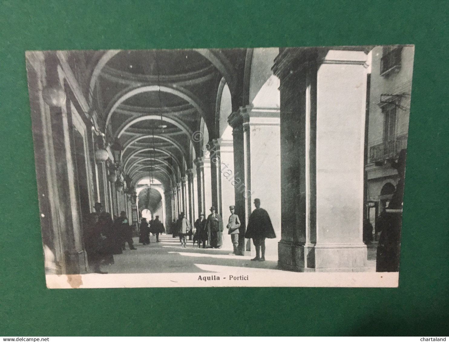 Cartolina Aquila - Portici - 1918