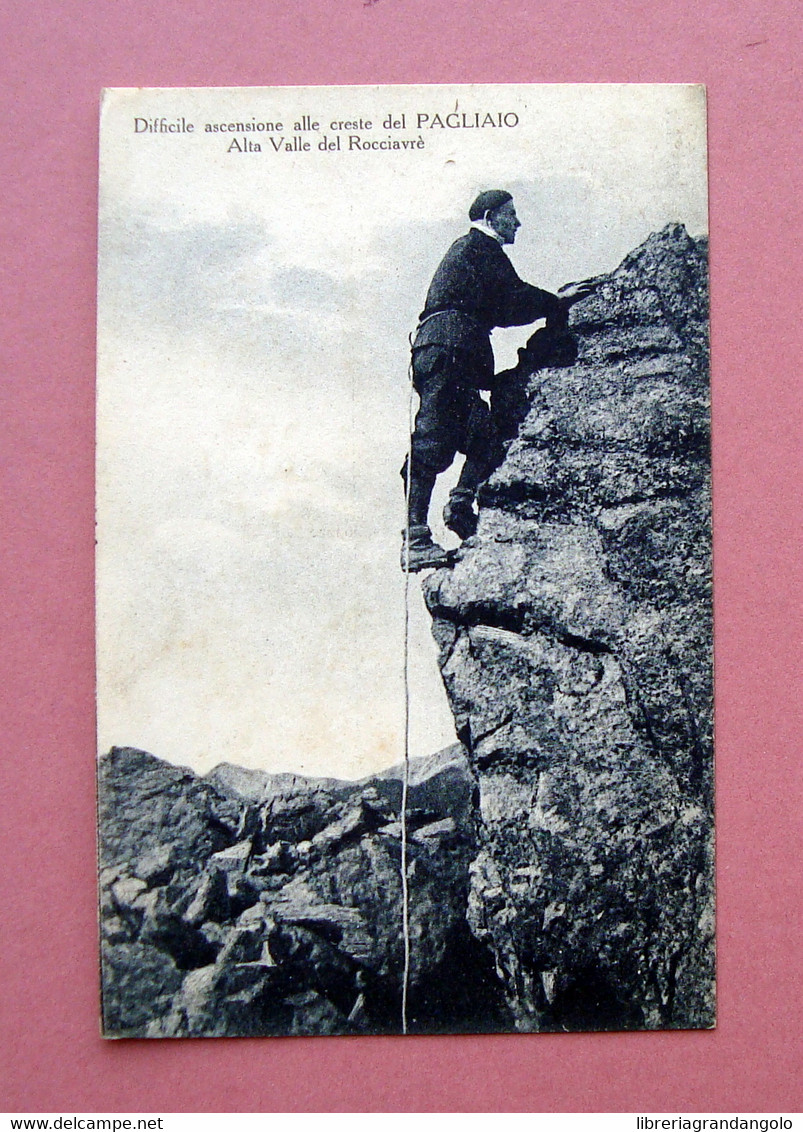 Cartolina Ascensione Creste del Pagliaio Alta Valle Rocciavrè non viaggiata