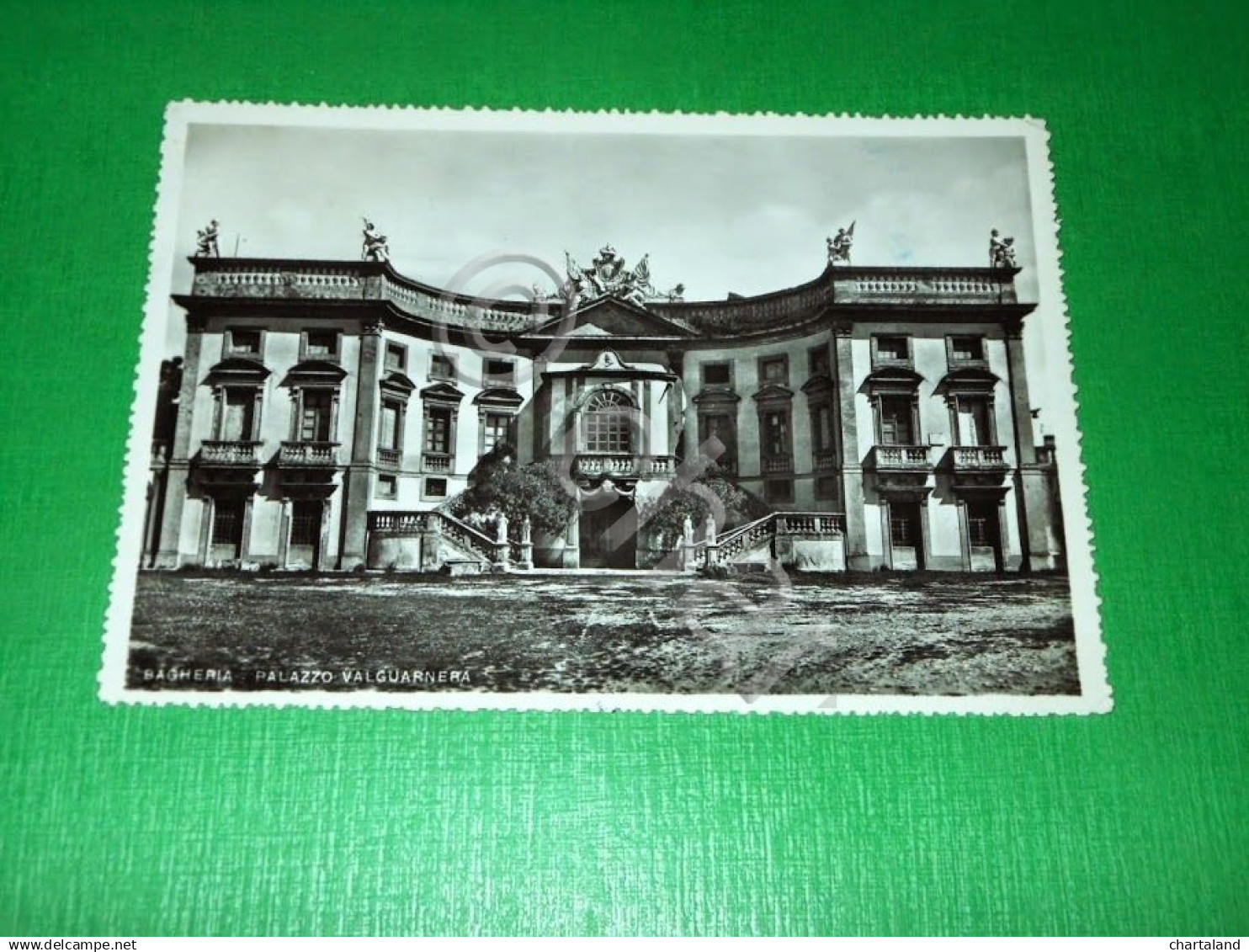 Cartolina Bagheria - Palazzo Valguarnera 1957