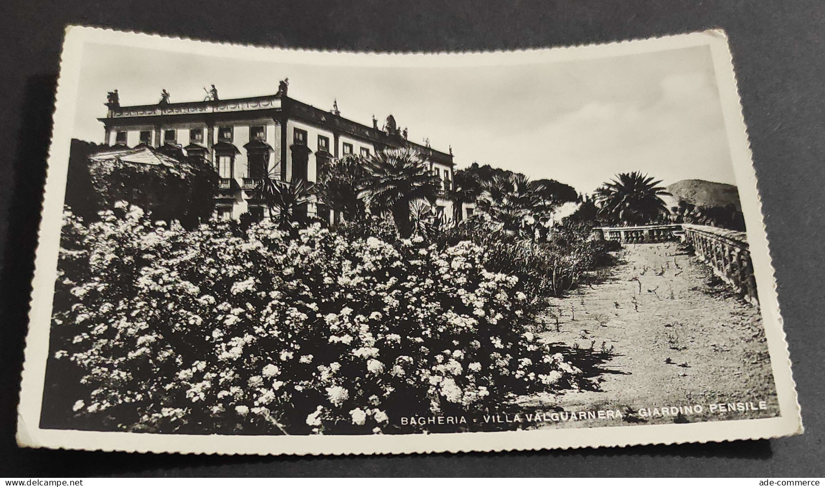 Cartolina Bagheria - Villa Valguarnera  - Giardino Pensile
