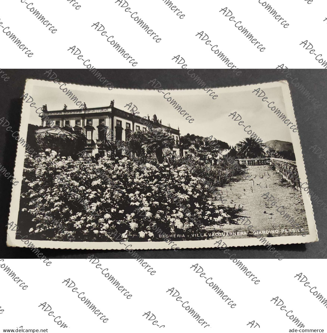 Cartolina Bagheria - Villa Valguarnera  - Giardino Pensile