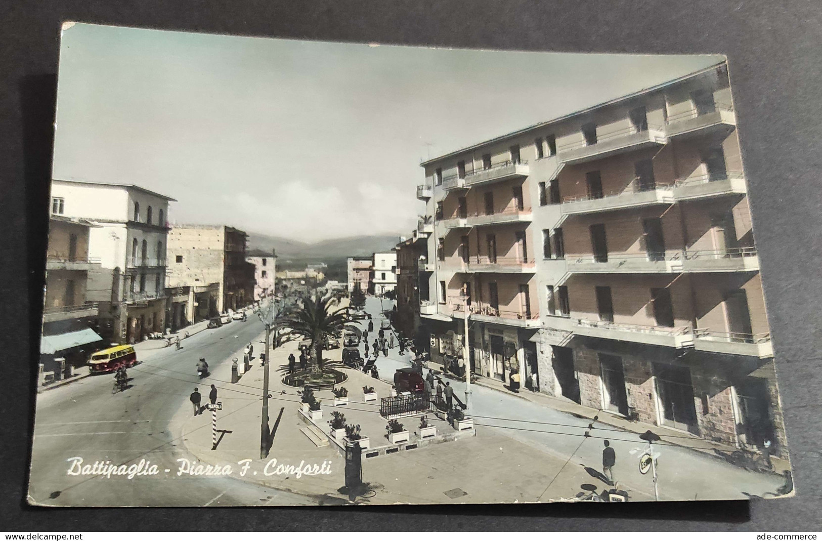 Cartolina Battipaglia - Piazza F. Conforti