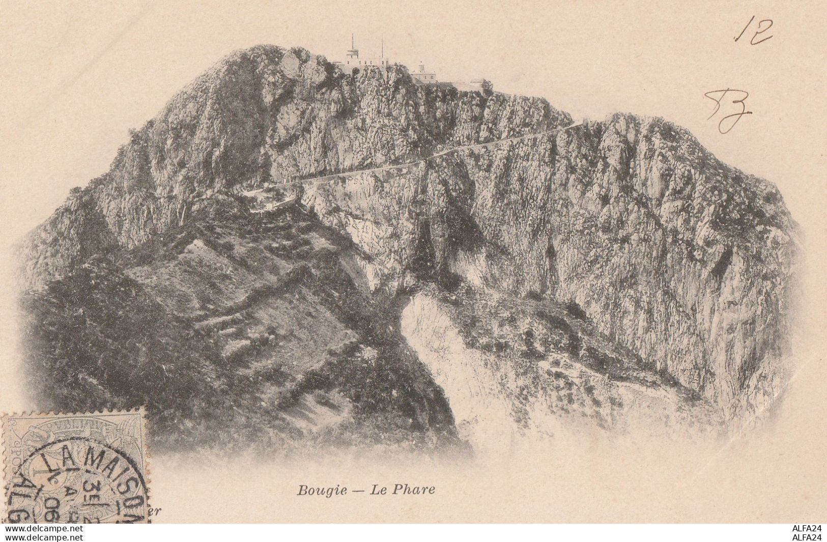 CARTOLINA BOUGIE ALGERIA (V_3626