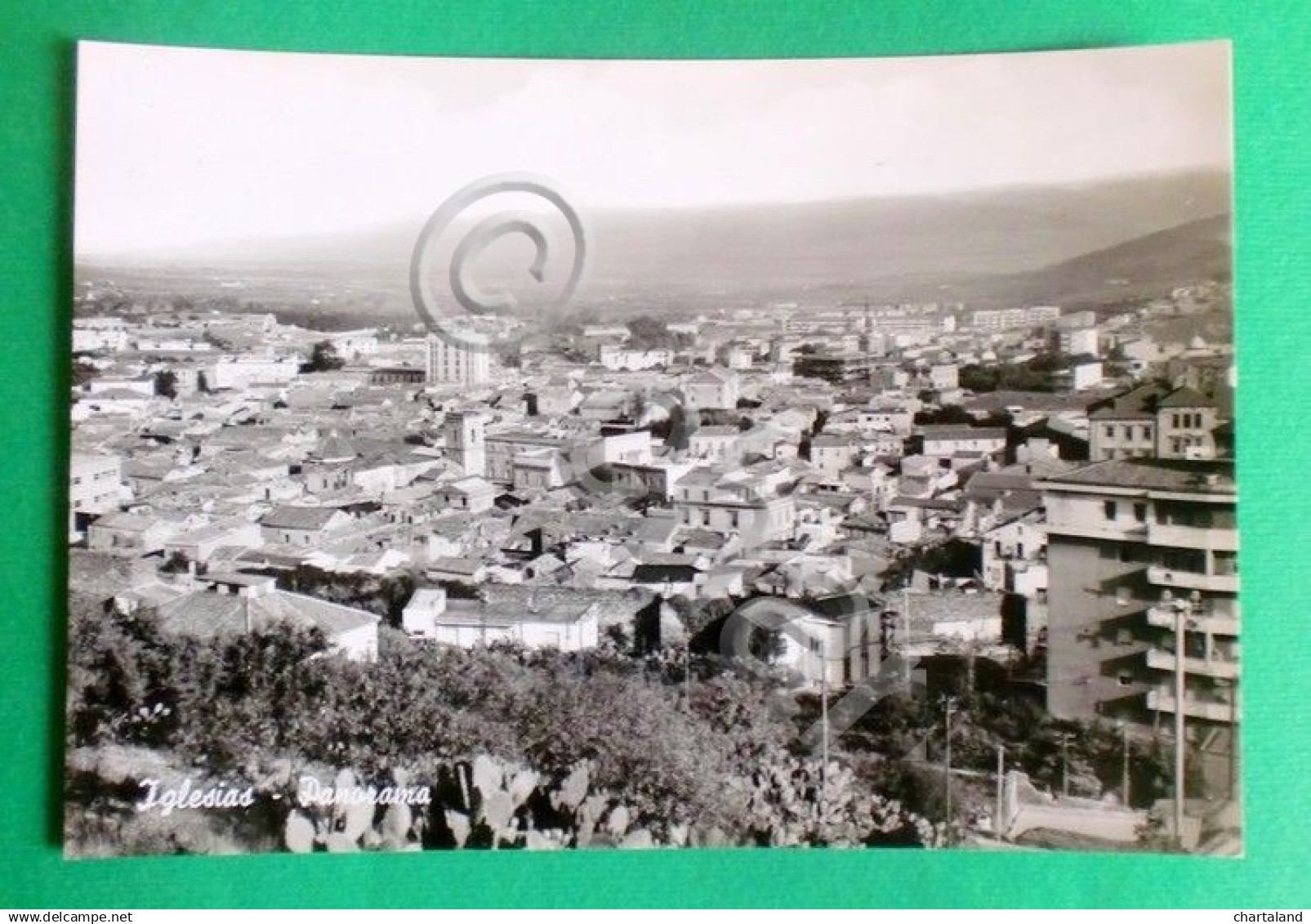 Cartolina Carbonia Iglesias - Iglesias - Panorama - 1964