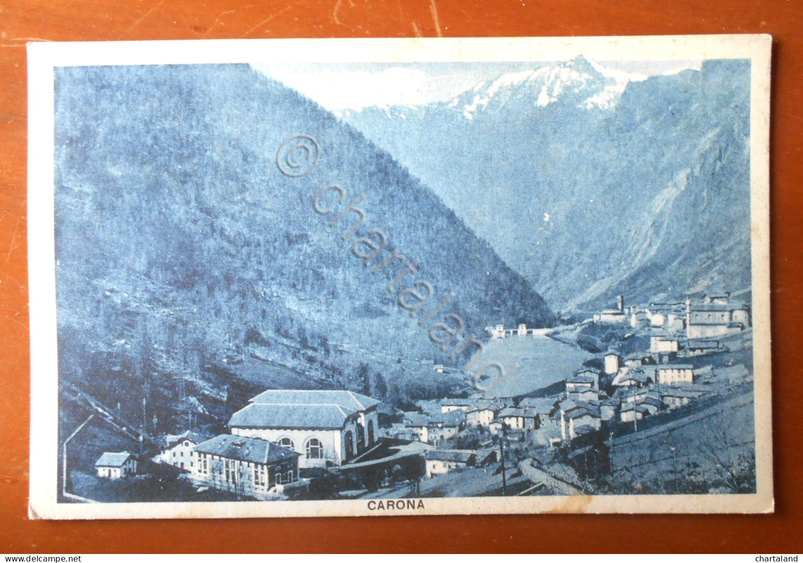 Cartolina Carona - 1932