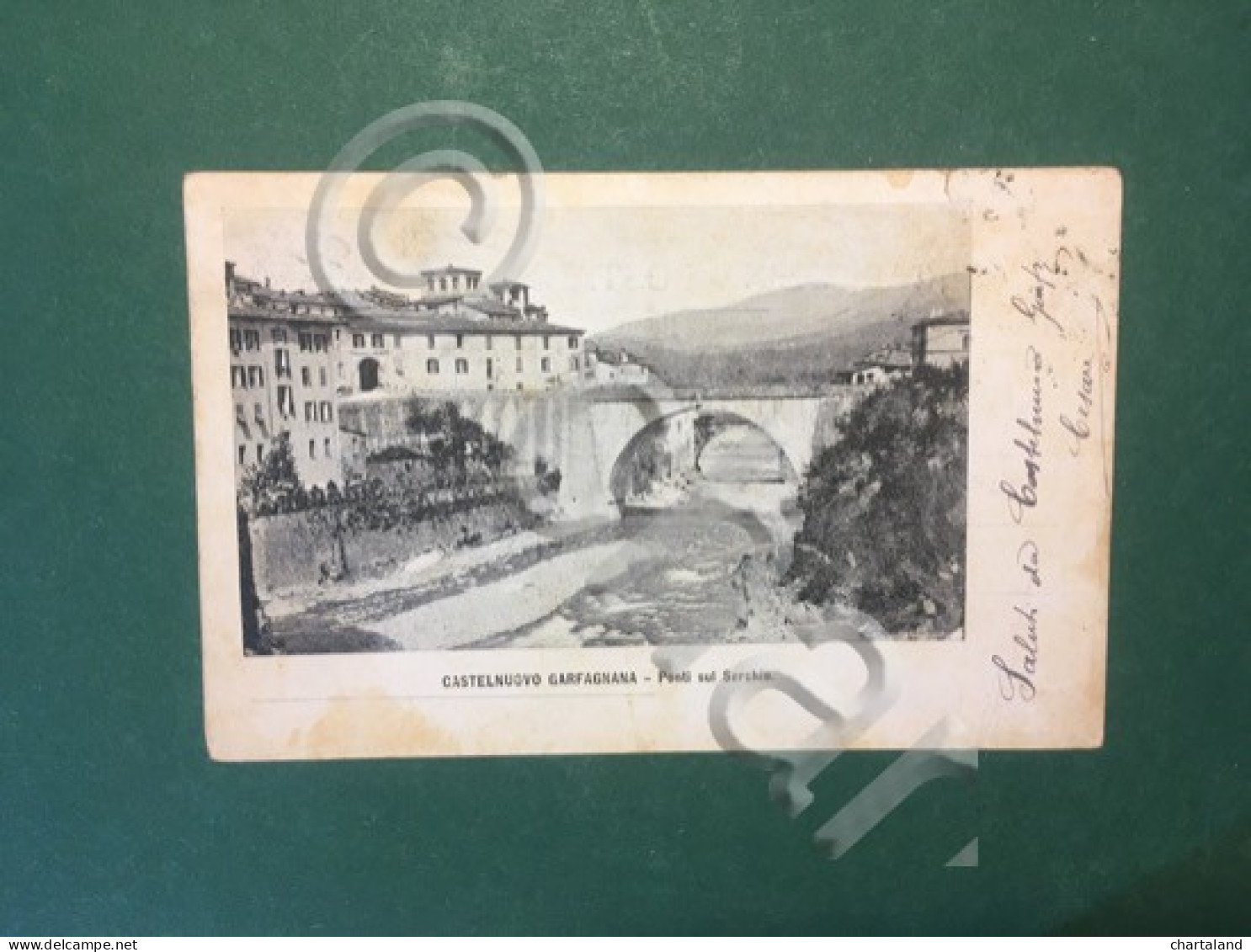 Cartolina  Castelnuovo - Ponti sul Serchio - 1953