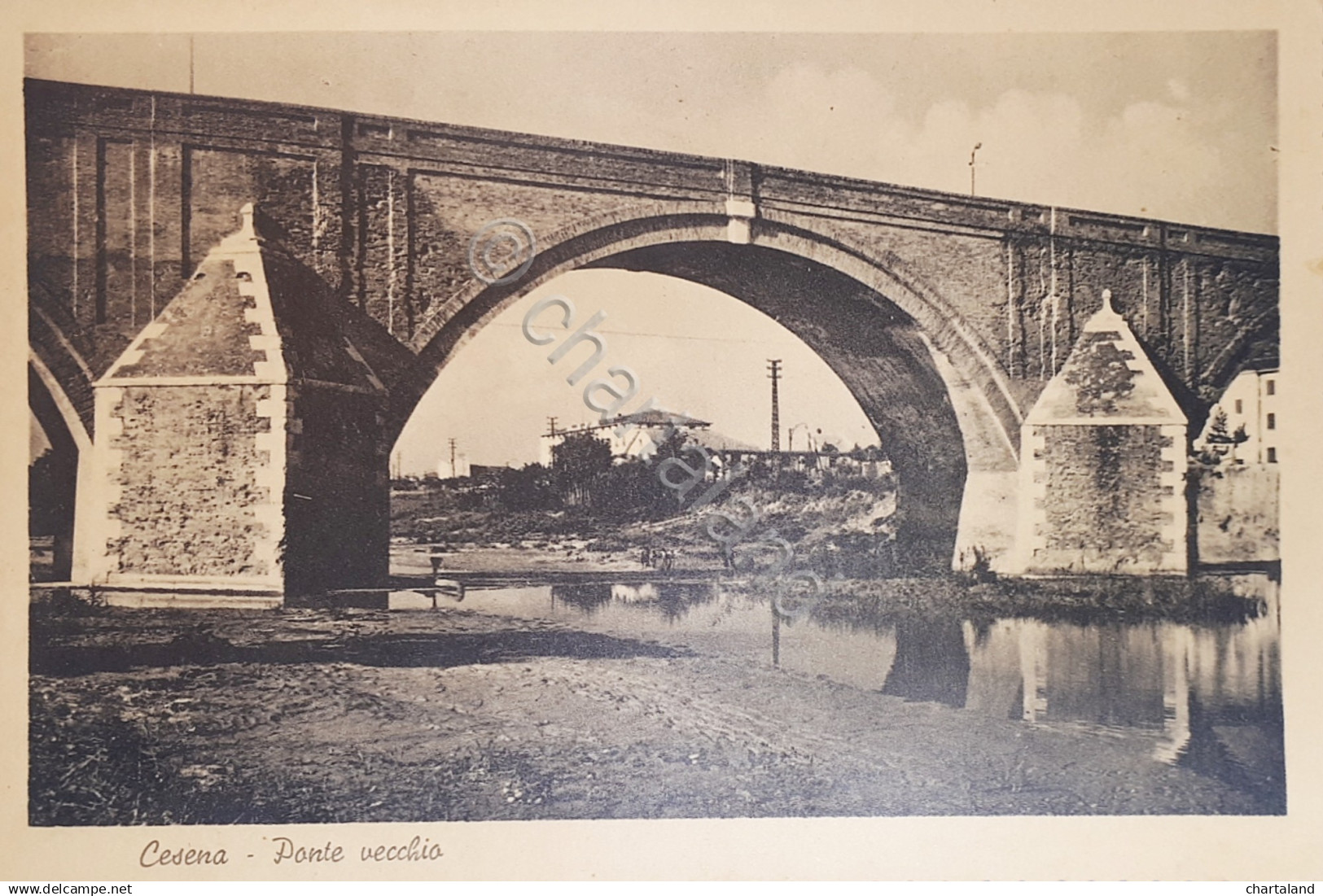 Cartolina - Cesena - Ponte Vecchio - 1958