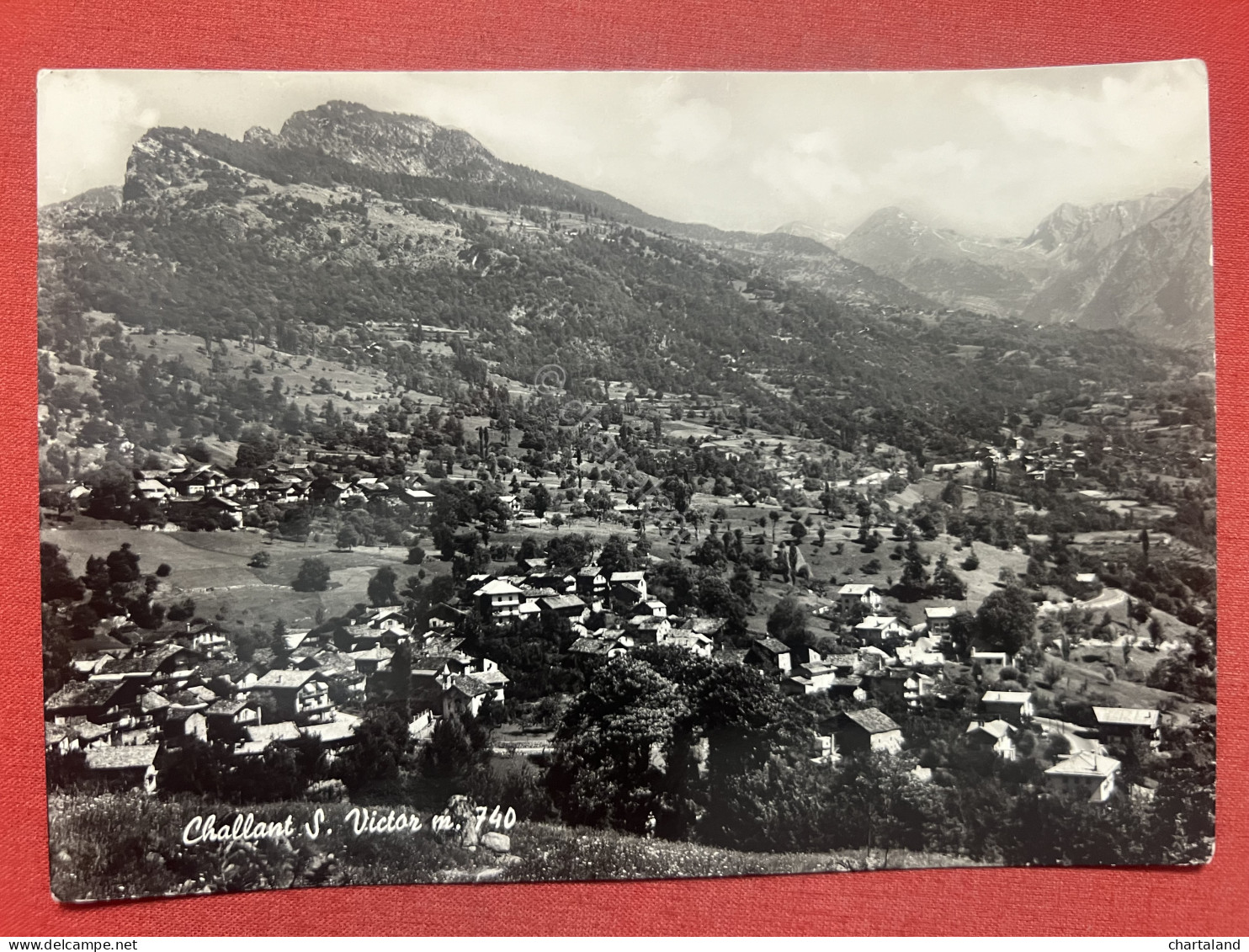 Cartolina - Challand-Saint-Victor ( Valle d'Aosta ) - 1961