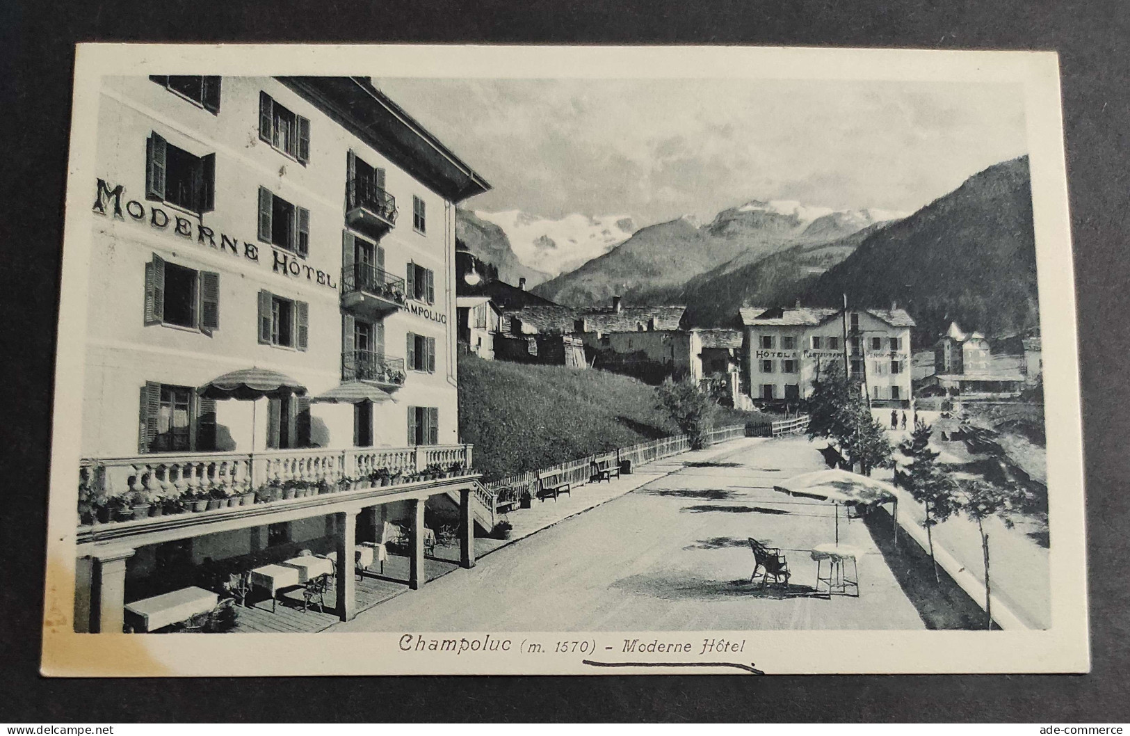 Cartolina Champoluc - Moderne Hotel