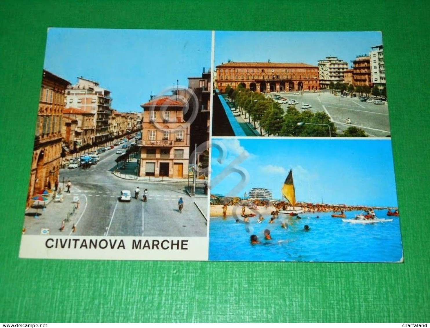 Cartolina Civitanova Marche - Vedute diverse 1987