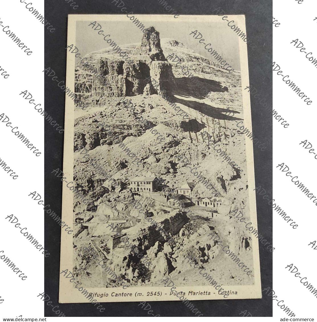 Cartolina Cortina - Rifugio Cantore - Punta Marietta