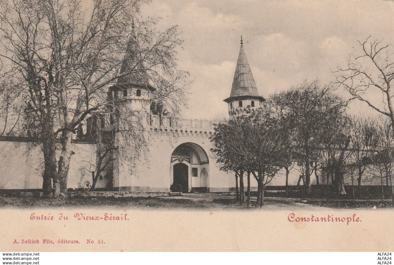 CARTOLINA COSTANTINOPOLI TURCHIA (ZP556