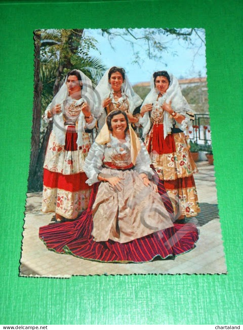 Cartolina Costumi Sardi - Quartu Sant'Elena 1959