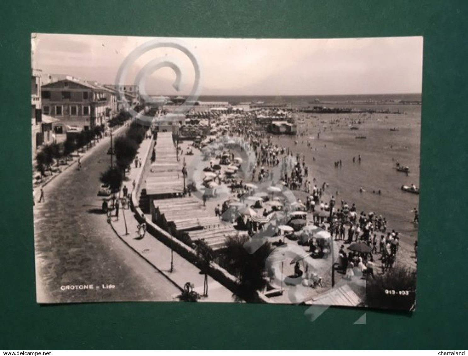Cartolina Crotone - Lido - 1963
