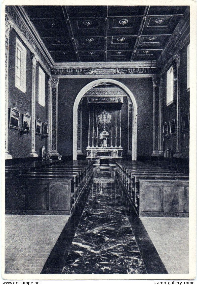 Cartolina d’epoca – Acireale – Cappella Monumentale – Interno chiesa barocca siciliana - viaggiata