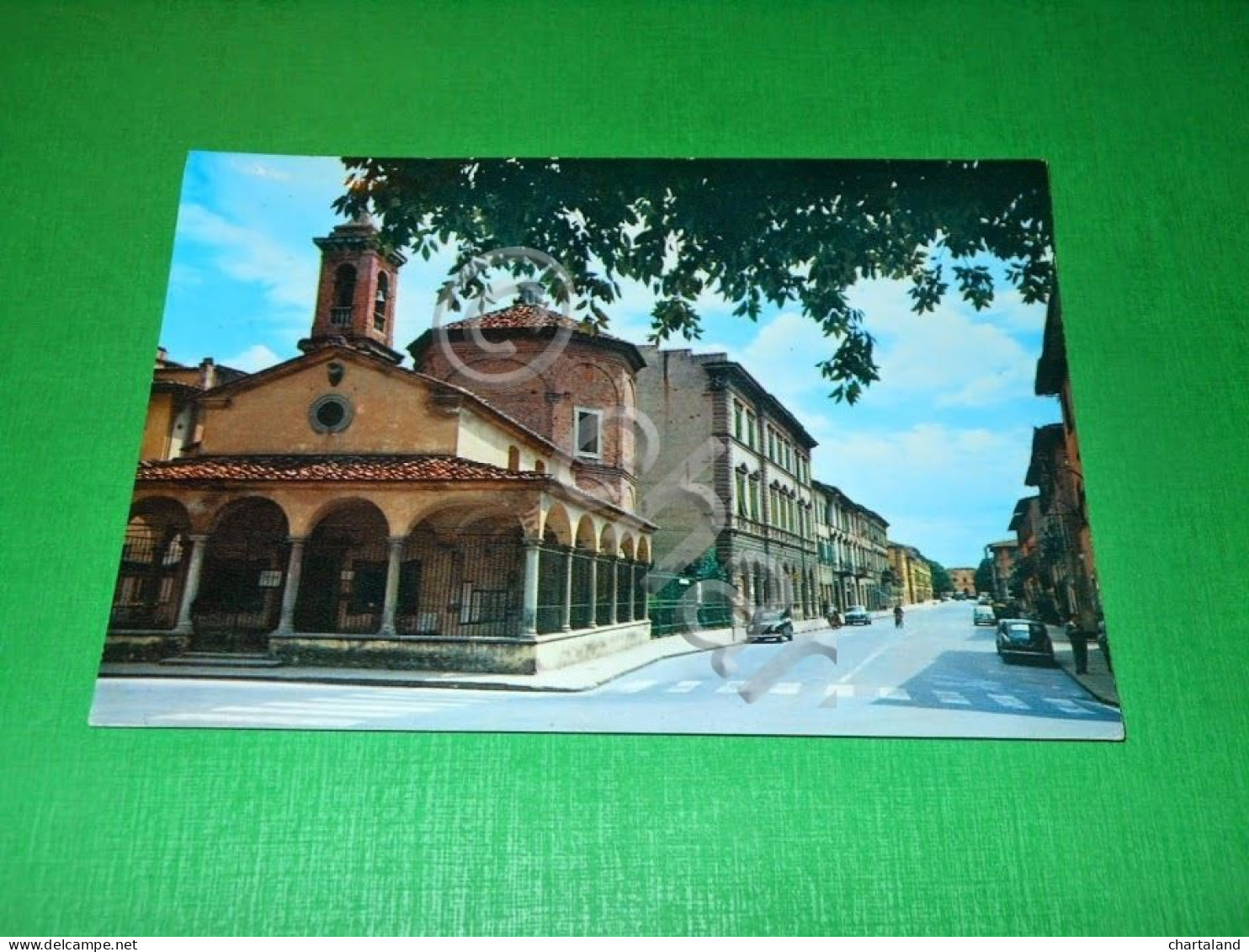 Cartolina Empoli - Madonna del Pozzo e Via Roma 1963