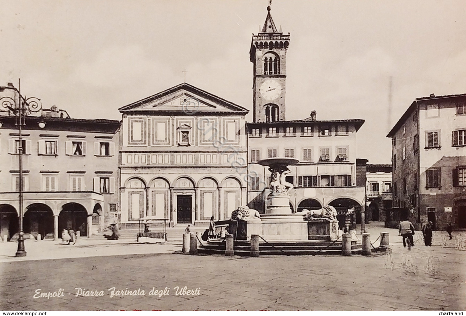 Cartolina - Empoli - Piazza Farinata degli Uberti - 1957
