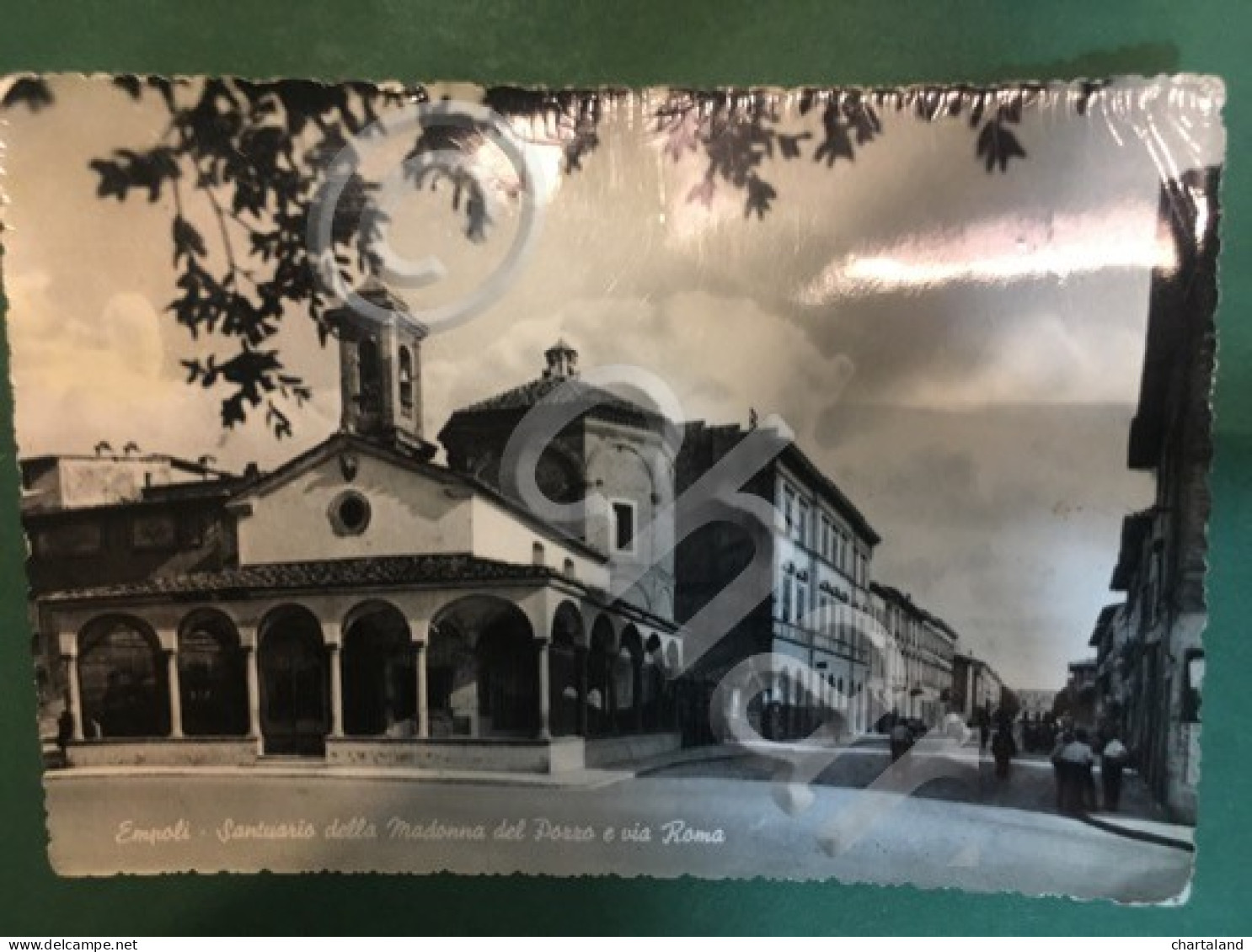Cartolina Empoli - Santuario Della Madonna Del Porto E Via Roma - 1954
