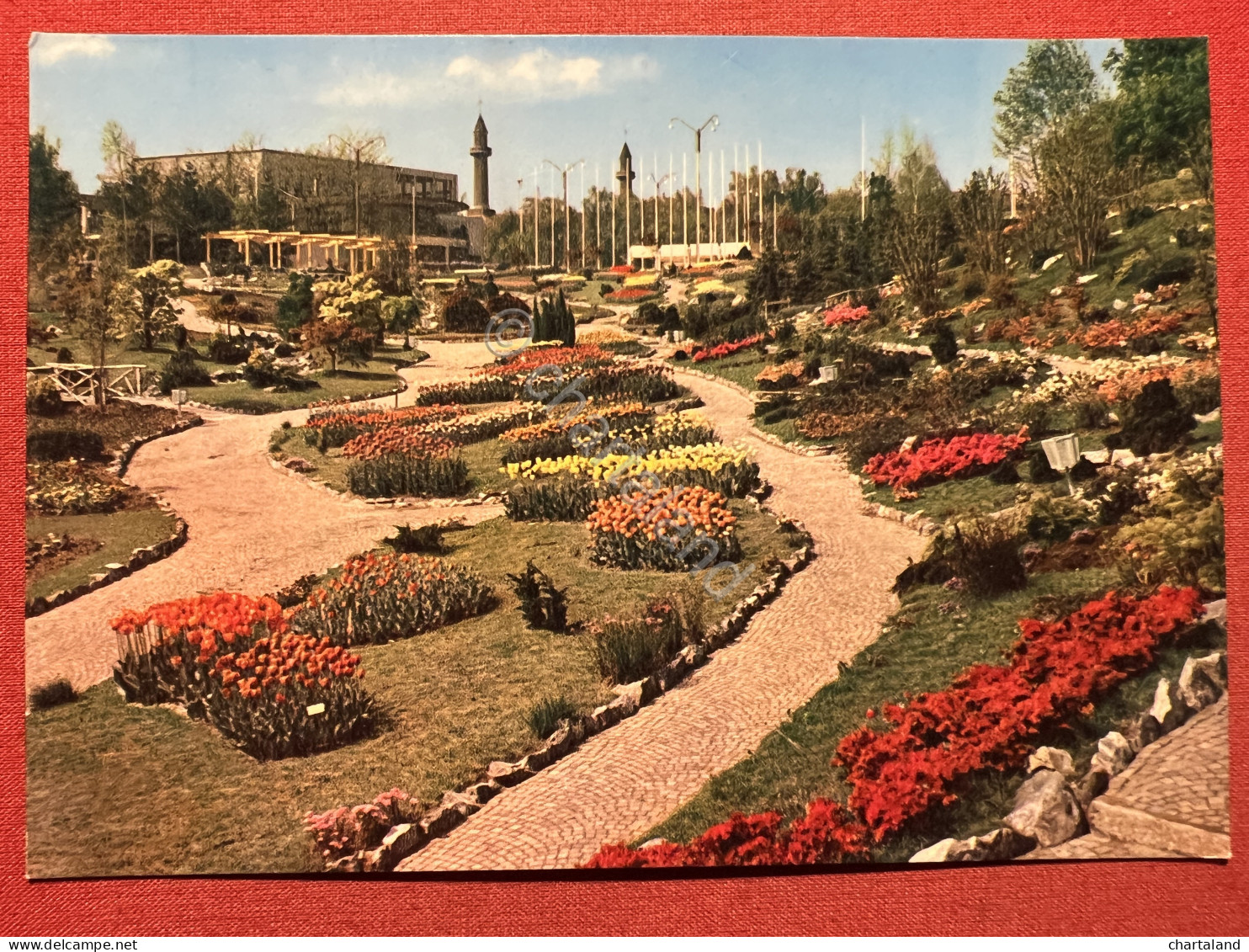 Cartolina - Esposizione Internazionale Fiori del Mondo a Torino 1961