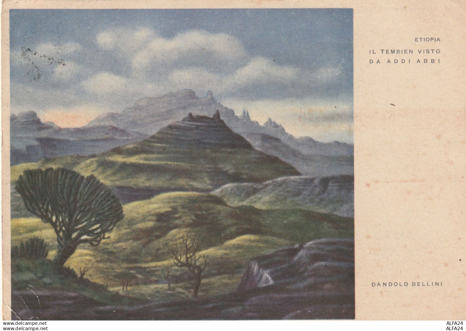 CARTOLINA ETIOPIA 1938 (XP708