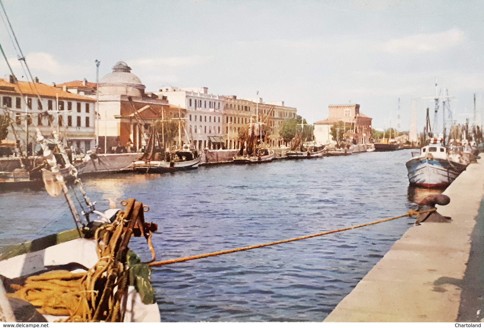 Cartolina - Fiumicino - Porto Canale - 1970 ca.