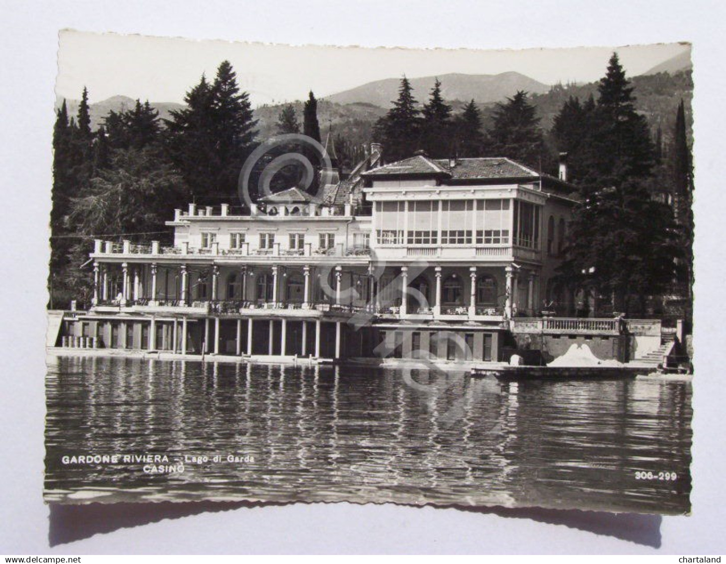 Cartolina Gardone Riviera (Lago di Garda) - Casinò 1961