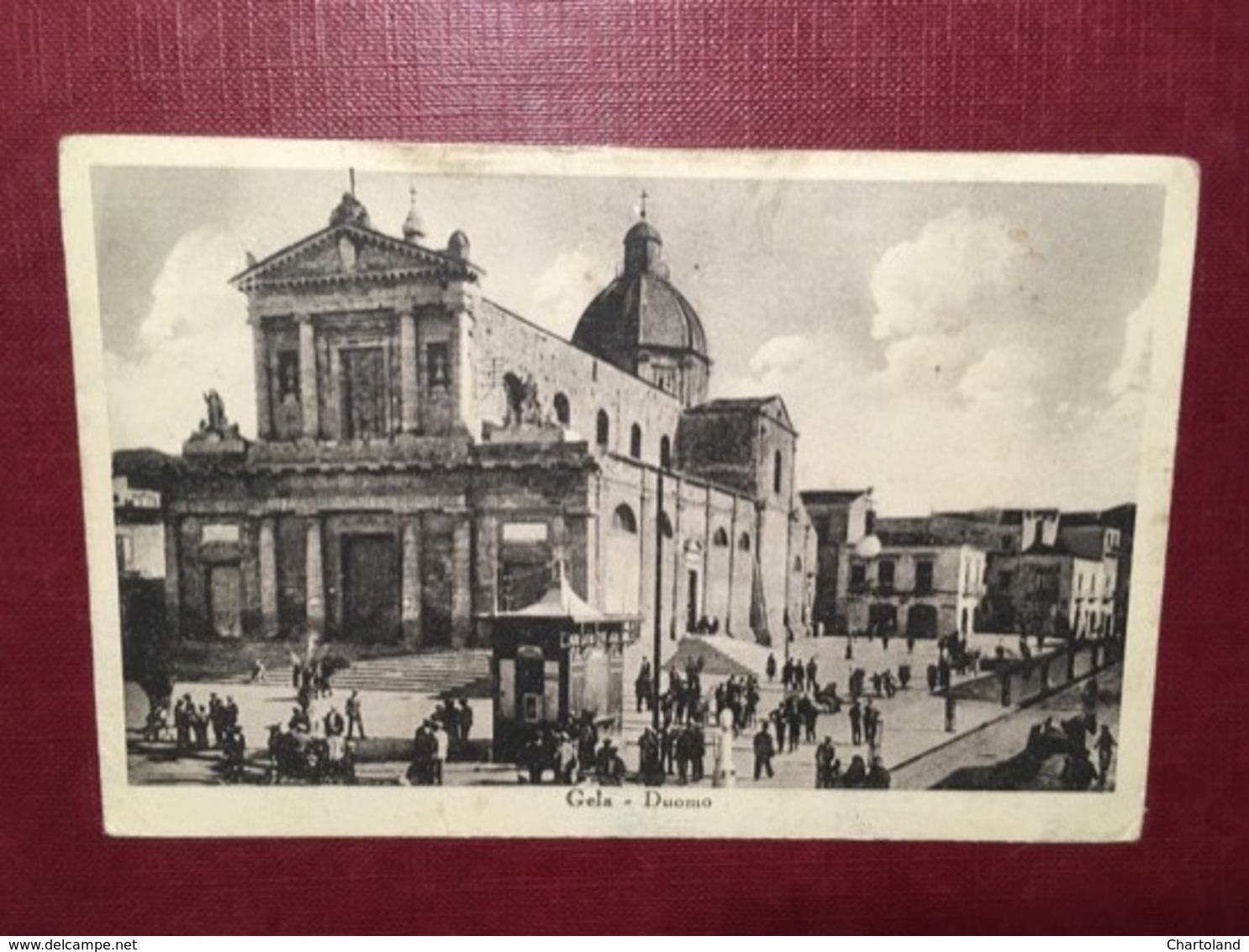 Cartolina Gela - Duomo - 1902 ca