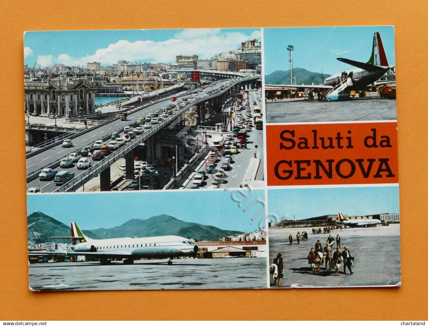 Cartolina Genova - Varie Vedute - Aeroporto - 1967